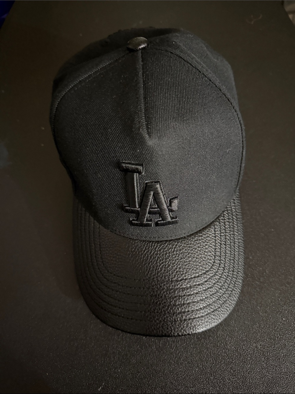 Pro Standard Dodgers Blackout Strapback Hat